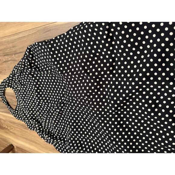 NWT! Reformation Avielle Dress in Aviar Dot Size 10 - Picture 3 of 6